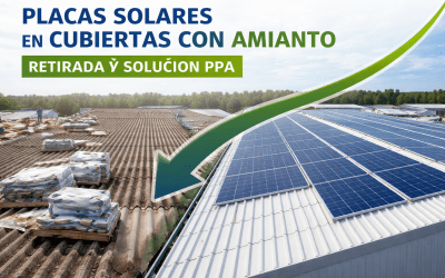 Placas solares para empresas en cubiertas con amianto: soluciones de retirada y sustitución