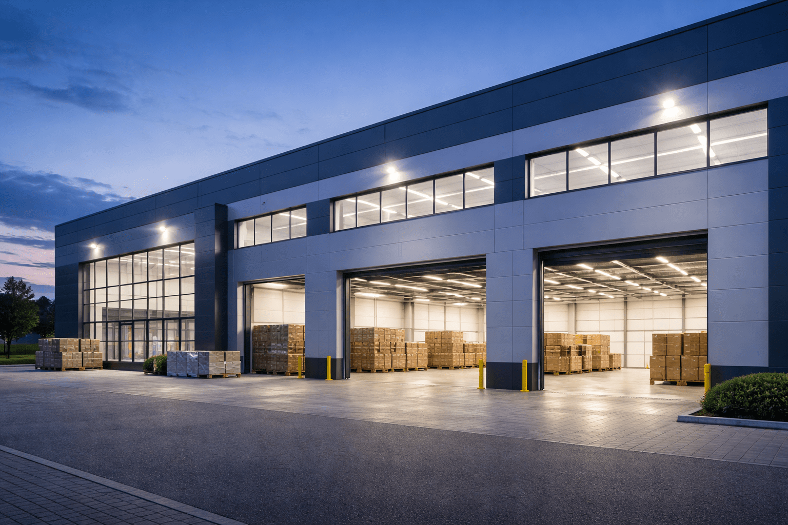 iluminacion led nave industrial