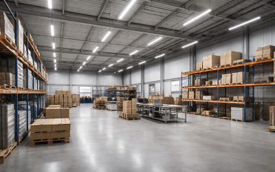 Reformas en naves industriales con iluminación LED y ahorro energético